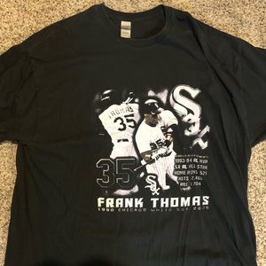 Frank Thomas T-Shirt Men’s Size 2XL/XXL Big Hurt White Sox used